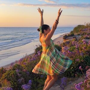 TUCKERNUCK Ambrosia Check Demi Dress